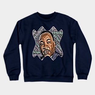 Martin luther king phrases No violence Crewneck Sweatshirt